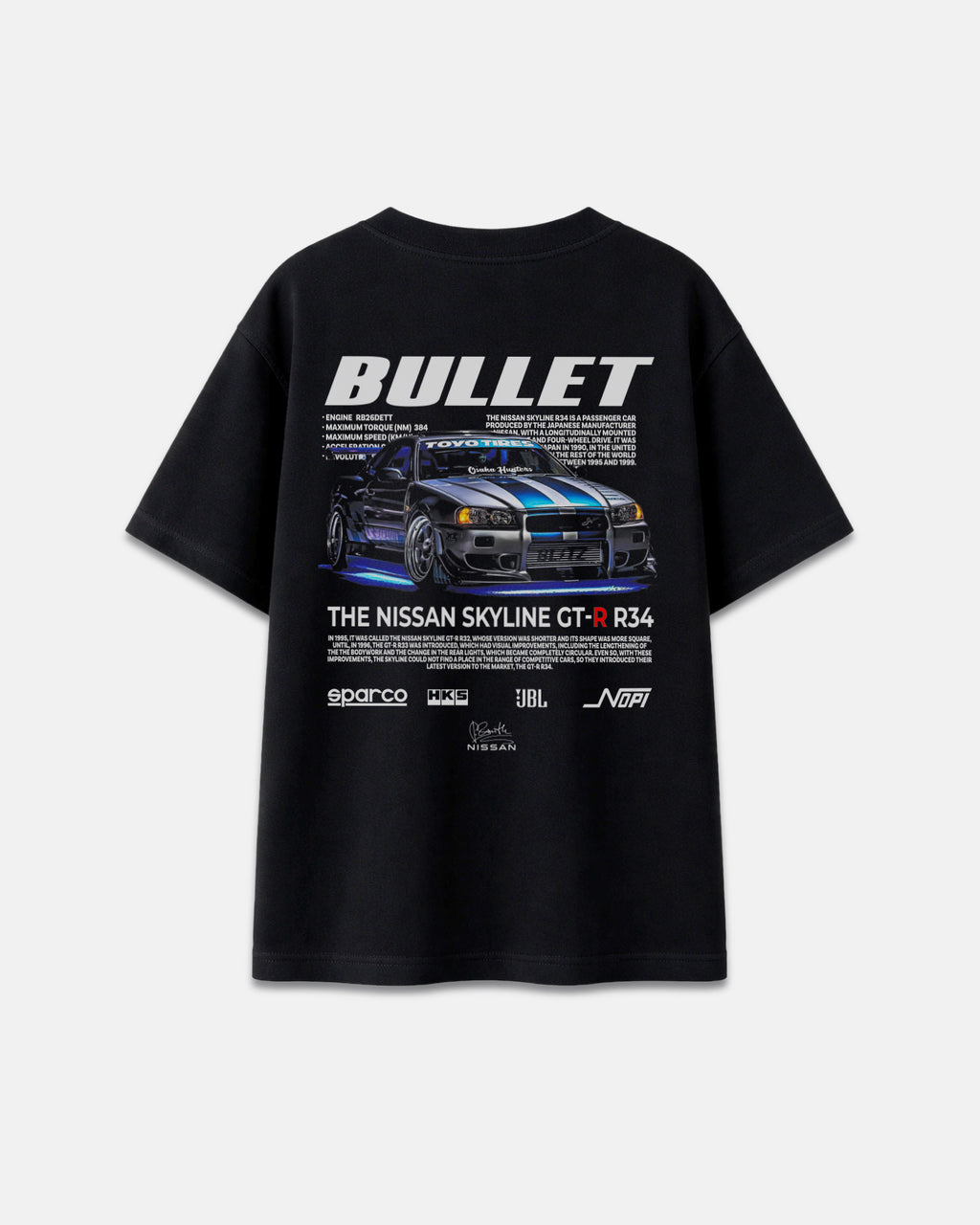 Camiseta Bullet Skyline r34