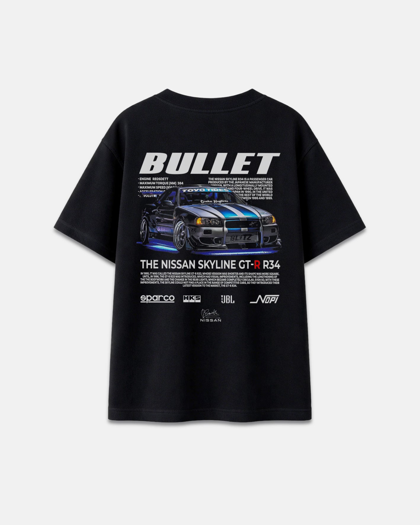 Camiseta Bullet Skyline r34