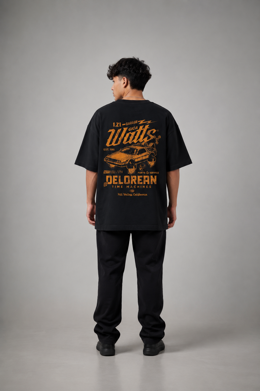 Camiseta DeLorean Time Machines - Diseño Retro Automotriz