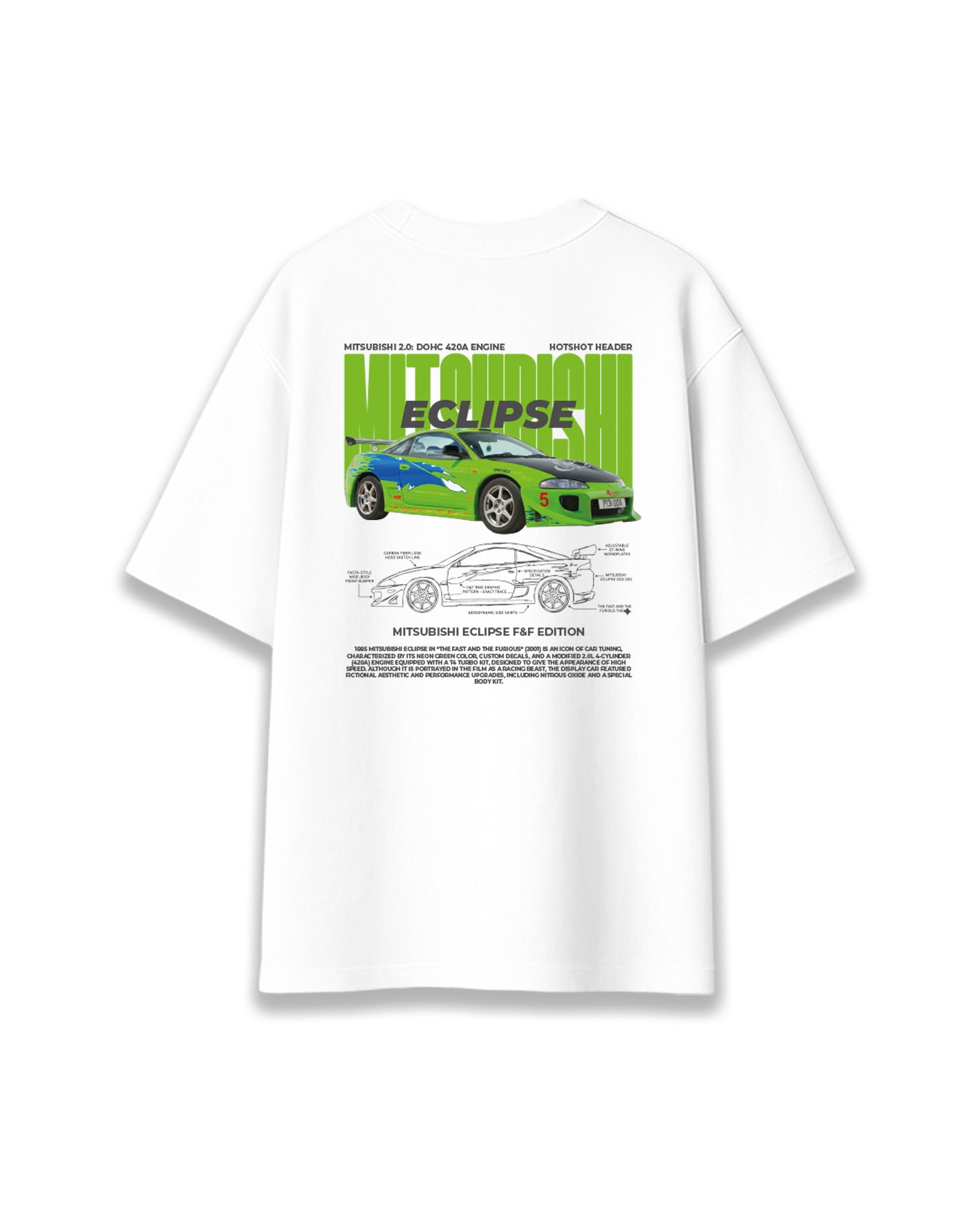 Camiseta Mitsubishi eclipse