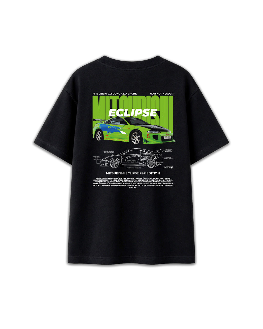Camiseta Mitsubishi eclipse