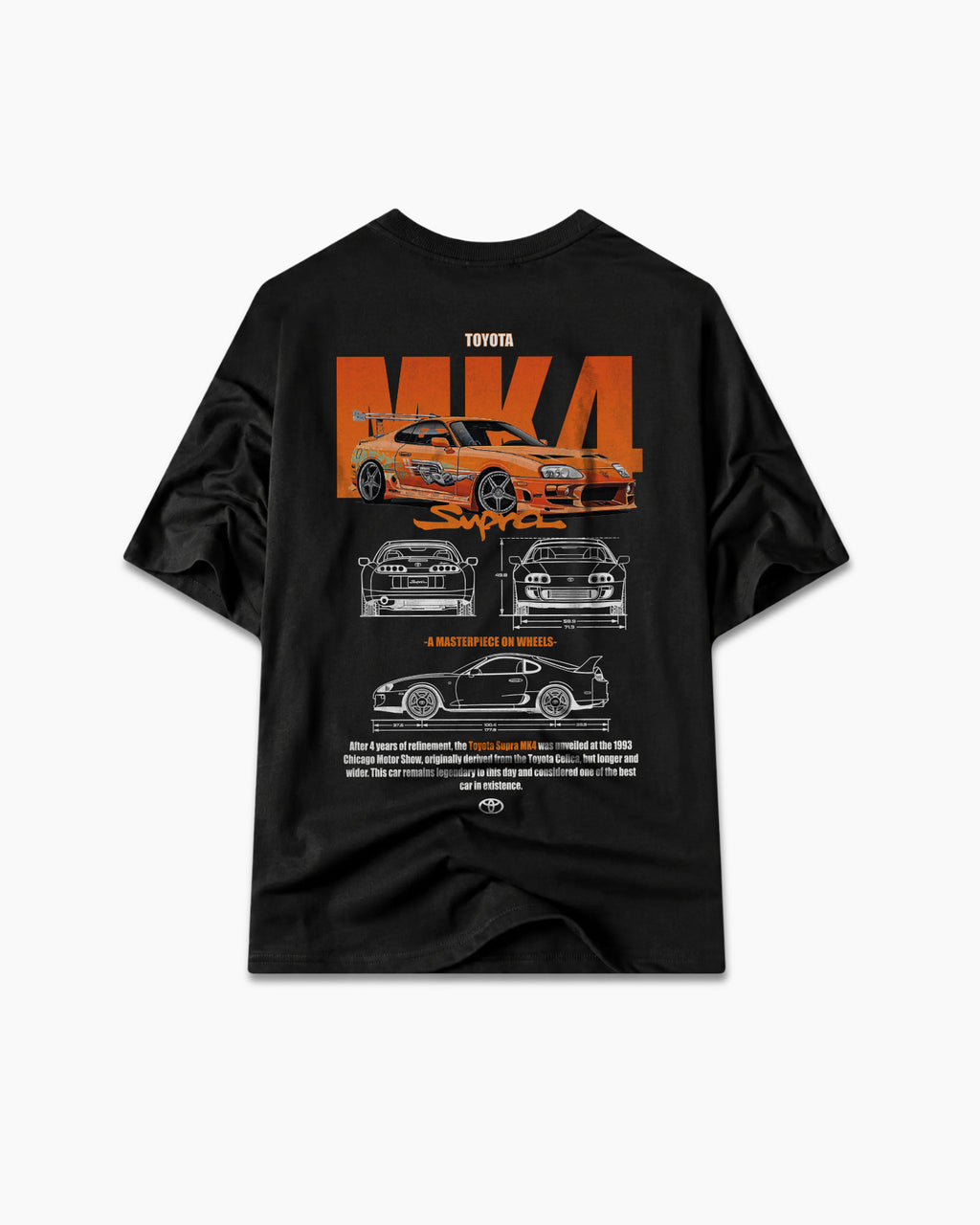 Camiseta Toyota Supra MK4 Streetwear